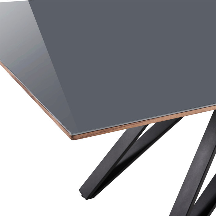 Orren Ellis Evelin MidCentury Dining Table & Reviews Wayfair